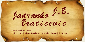 Jadranko Bratičević vizit kartica